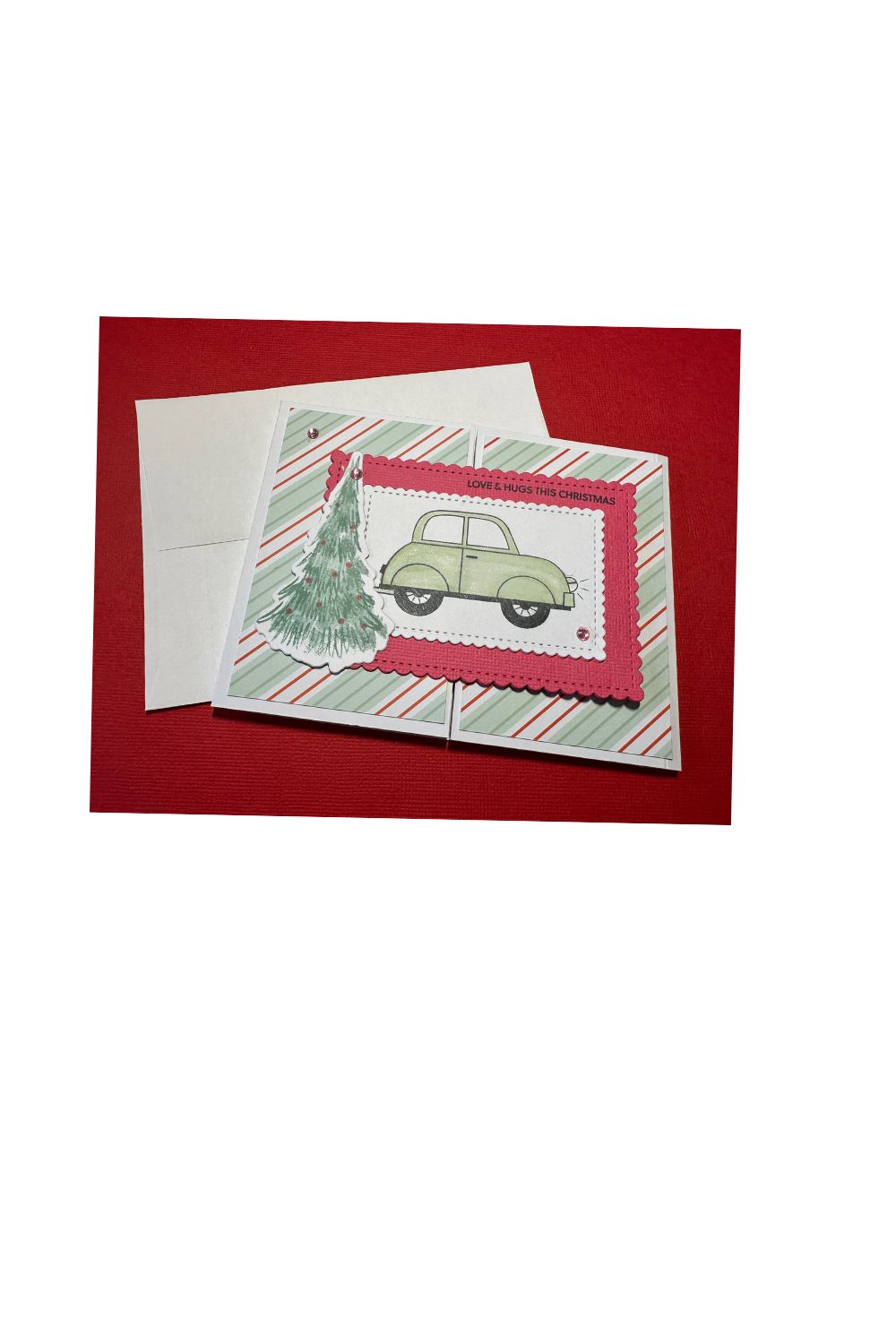 Make this Fun Gatefold Christmas Card featuring Joyful Ride