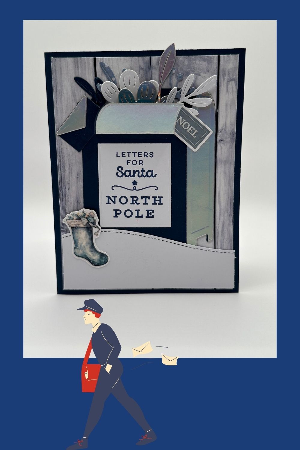 How to Make This Nostalgic Mailbox Card for Christmas!