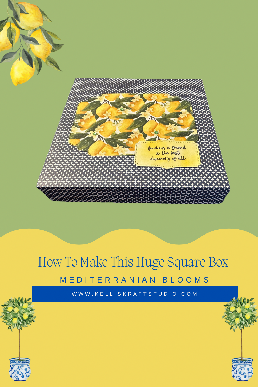 How To Make This Huge Gift Box: Mediterranean Blooms