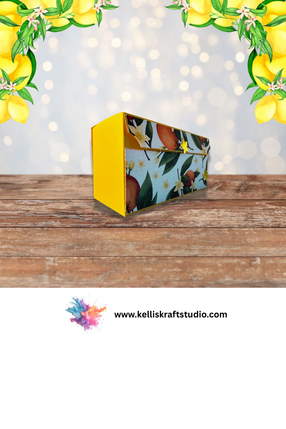 How To Make A Large Gift Box with One Piece of Cardstock